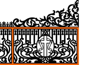 Cnc hàng rào công giáo bản vẽ đẹp