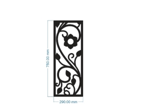 Cnc hoa văn trụ lan can mới