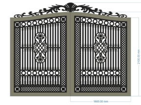 Cnc mẫu cổng 2 cánh mẫu mới tháng 11