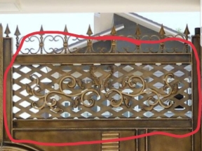 Cnc mẫu vách cổng họa tiết hình thoi