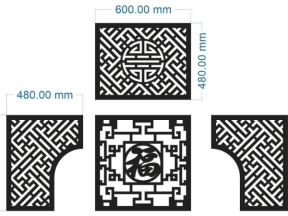 Cnc thiết kế bàn thờ treo