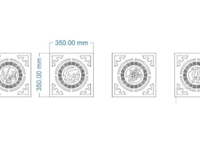 Cnc thiết kế chữ vạn sự như ý dxf cắt dương