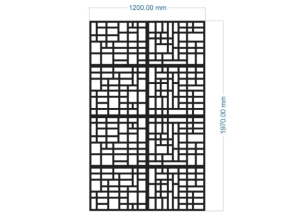 Cnc thiết kế hàng rào đơn giản nhất dxf