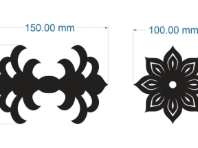 Cnc thiết kế hoa văn lan can