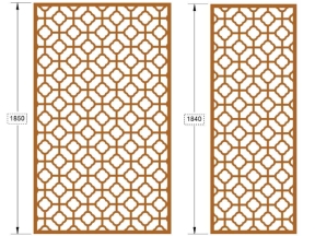 Cnc thiết kế vách ngăn 2 diện tích xây dựng hiện đại