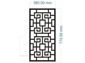 Cnc thiết kế vách ngăn đơn giản nhất dxf