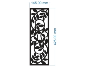 Cnc thiết kế vách ngăn lá