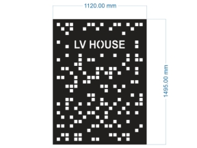 Cnc vách ngăn lv house bản vẽ đẹp