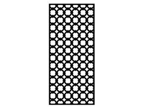 Cnc vách ngăn mẫu họa tiết tròn dxf