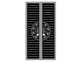 Cổng 2 cánh bản vẽ cnc