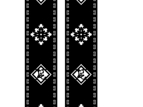 Cổng 2 cánh cnc model dxf