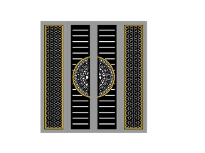 Cổng 4 cánh bông tuyết cnc đẹp nhất