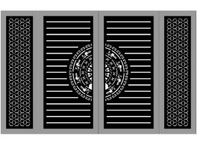 Cổng 4 cánh cnc cực đẹp hồ sơ