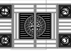 Cổng cnc vạn sự như ý dxf