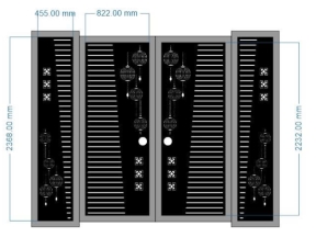 Cổng đèn lồng cnc đẹp
