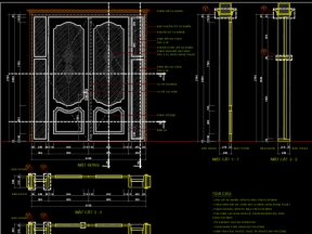 Đầy đủ cửa sắt gỗ - nhôm kính cho mẫu biệt thự