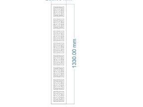Diềm cổng cnc hoa văn đơn giản