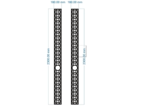 Diềm đồng tiền cnc – hoa văn trang trí cổng