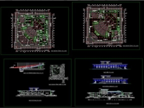 Đồ án mẫu nhà hát bộ sưu tập – model cad full