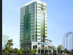 Đồ án thiết kế CAD cao ốc văn phòng Đà Nẵng 16 tầng nổi 1 tầng hầm 20x37m