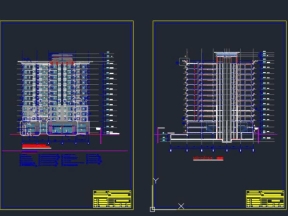 Đồ án thiết kế kiến trúc tòa nhà cao tầng 12 tầng 44.3x13.1(kiến trúc +kết cấu +thuyết minh)