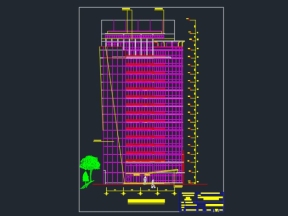 Đồ án thiết kế kiến trúc tòa nhà cao tầng 33x37.5m 10 tầng (kiến trúc+kết cấu)