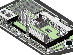 Đồ án tốt nghiệp mẫu revit Bệnh viện Đa khoa đạt điểm xuất sắc