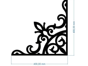 Download file hoa góc cnc file cad dxf mới