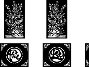 Download model cổng phúc lộc thọ cnc dxf tuyệt đẹp