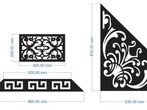 Download model hoa văn cổng cnc dxf đẹp mắt