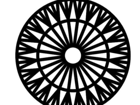 Download model hoa văn tròn dxf