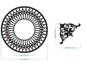 Download model mái kính cnc dxf tuyệt đẹp
