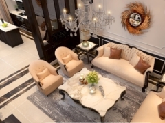 Dựng mẫu su thiết kế bàn ăn nội thất phòng khách, nhà bếp biệt thự siêu đẹp