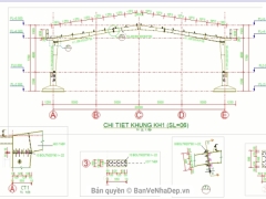 Dựng mẫu thiết kế nhà ăn kích thước 20x30m sử dụng phần mềm tekla structure