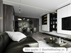 Dựng model 3dmax thiết kế nội thất phòng khách và phòng ngủ