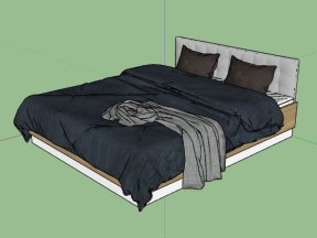 Dựng model sketchup nội thất phòng ngủ đẹp mắt
