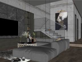 Dựng model sketchup việt nam nội thất phòng khách 2022