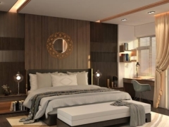 Dựng một mẫu thiết kế nội thất phòng ngủ hiện đại bằng sketchup 