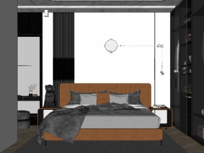 Dựng nội thất căn hộ chung cư trên phần mềm sketchup