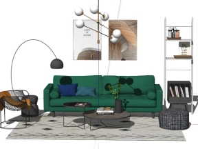 File .skp thiết kế mẫu sofa dành cho phòng khách