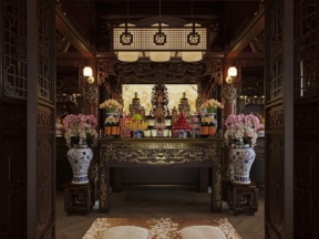 File 3d phòng thờ hiện đại