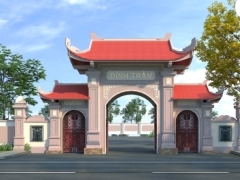 File 3dsmax dựng cổng đình làng | cổng nhà thờ họ đẹp