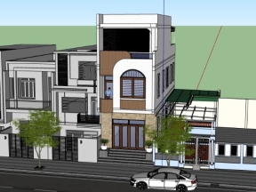 File 3dsu nhà dân 3 tầng 5x16m
