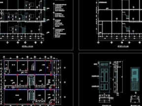 File Autocad đầy đủ kết cấu và kiến trúc mẫu Nhà Phố 3 tầng kích thước 5x18m