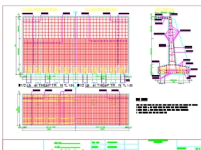 File autocad đầy đủ loại tường chắn hẫng h=4.5(chi tiết+kết cấu thép+dự toán)