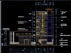 File autocad mẫu hotel quán 4 tầng (kiến trúc+kết cấu+etabs)
