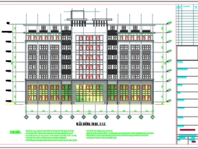 File autocad mẫu văn phòng văn phòng 7 tầng 43x15m(kiến trúc+kết cấu móng thép+cấp điện+thông tin+cấp thoát nước+biện pháp thi công+bốc khối lượng+phòng cháy chữa cháy)