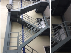 File autocad thiết kế cầu thang thoát hiểm
