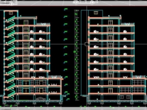File autocad thiết kế chia sẻ đồ án tòa nhà tòa nhà 10 tầng + hầm
