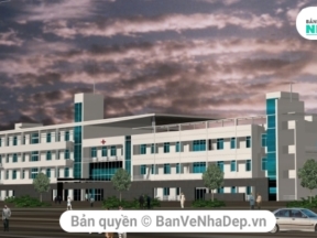 File autocad thiết kế đầy đủ kiến trúc bệnh viện đa khoa tỉnh Bắc Ninh